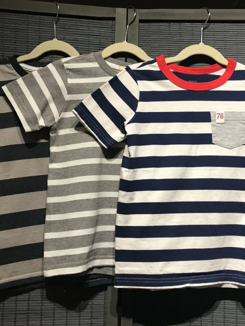 Bundle: (3) Striped T-Shirts  - Size 6